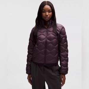 Lululemon - Featherweight 900-Down-Fill Quilted Jacket - Black Plum - NEW